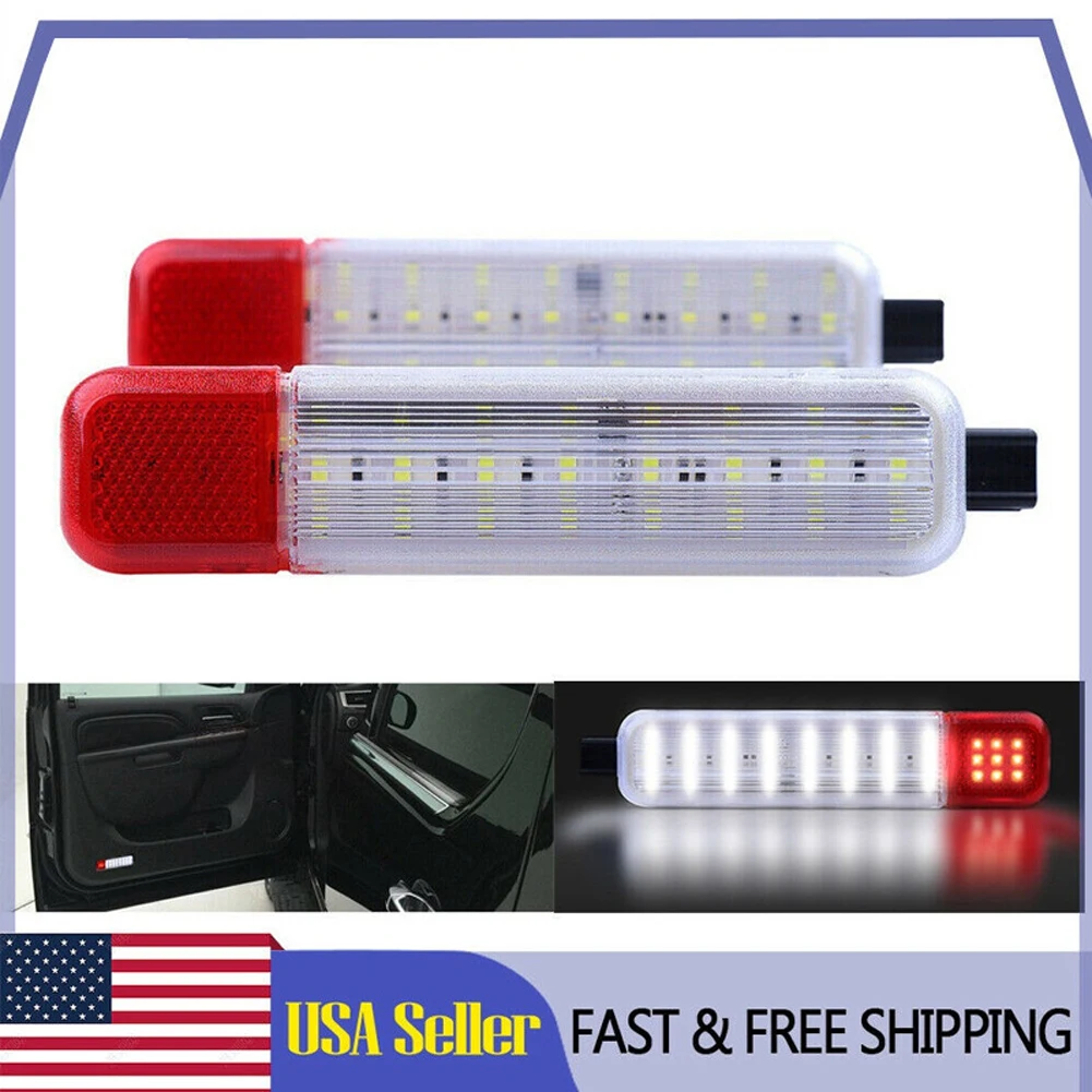 

2 шт. для GMC Sierra 1500 1999-2006 интерьерная Дверная панель искусственная яркость автомобильный отражатель сигнальная лампа детская подсветка