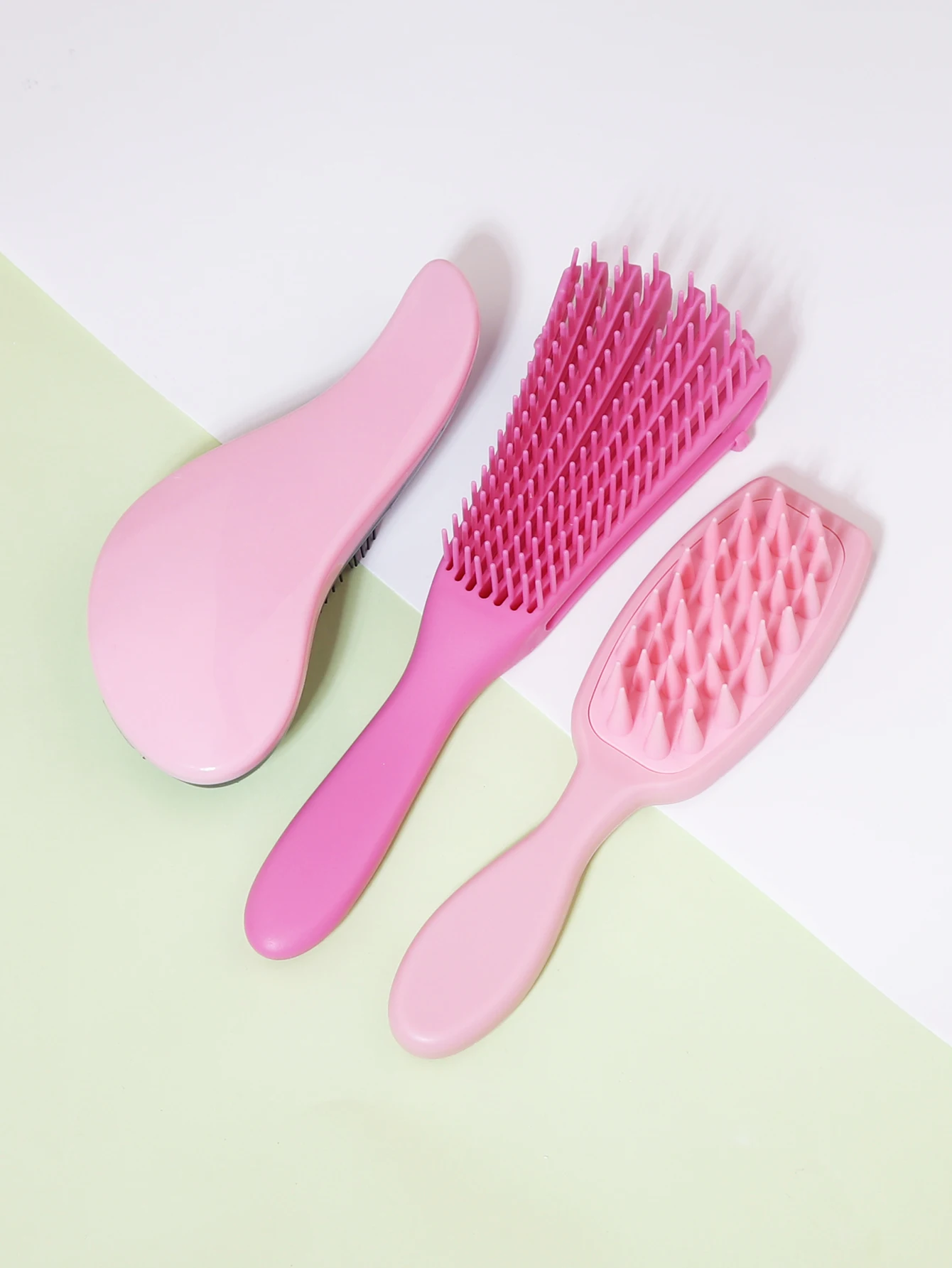 3 шт. пластиковые Антистатические Массажные щётки для волос
