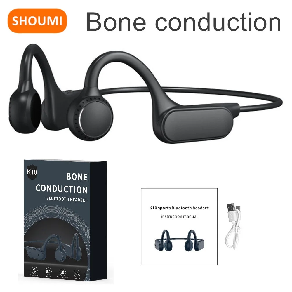 

True Hifi Bone Conduction Earphone BK3266 High Quality Bone Bluetooth Headphon Wireless Waterproof Sport Headset with Microphone