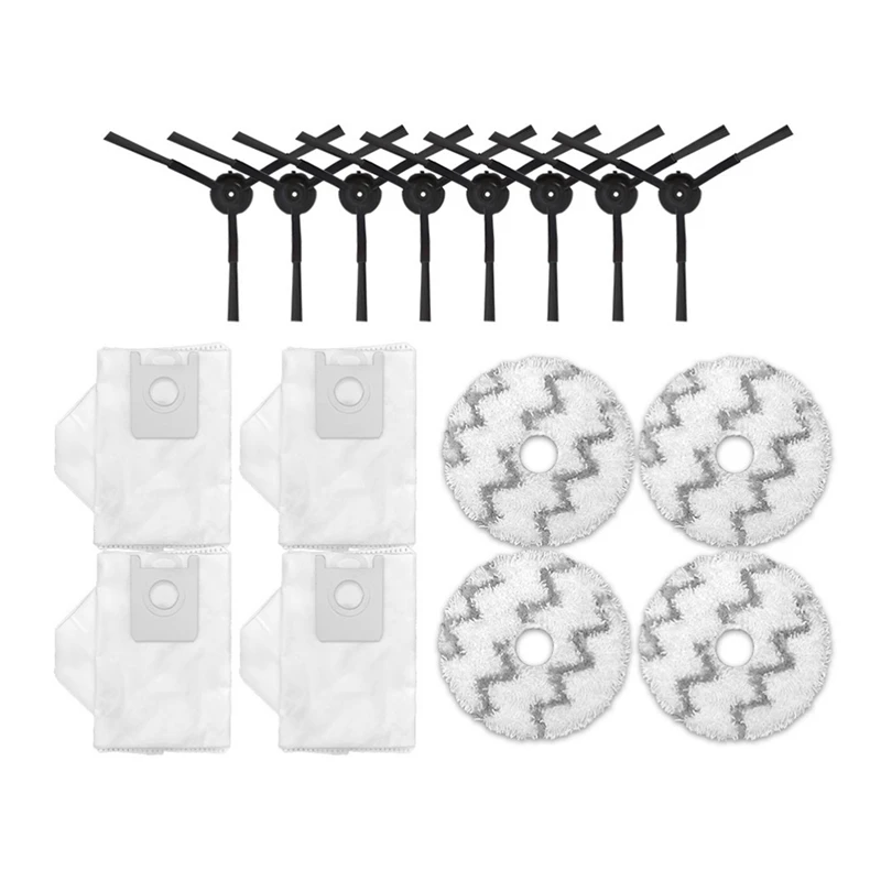 

Replacement Side Brush Mop Cloth Pads Rag Dust Bags For Xiaomi Roidmi EVA SDJ06RM Robot Vacuum Cleaner Accessories