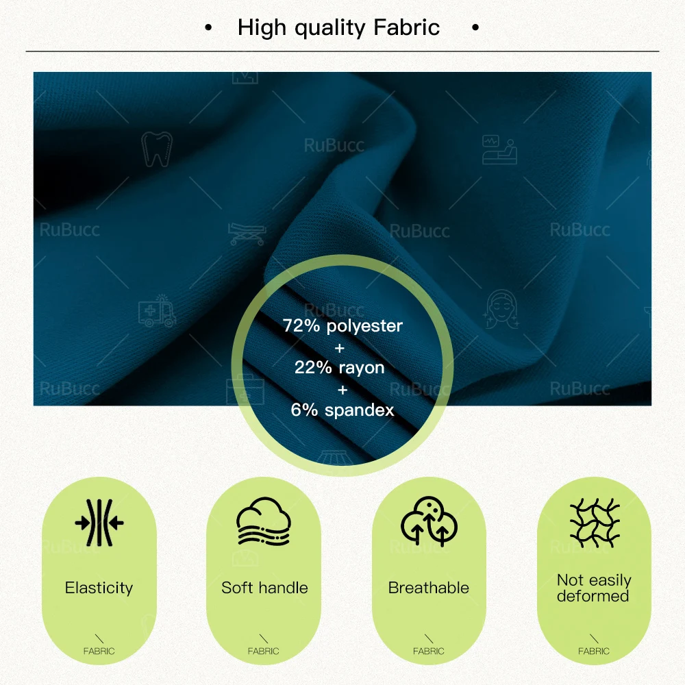 Однотонная рабочая одежда для кормления унисекс медицинский костюм