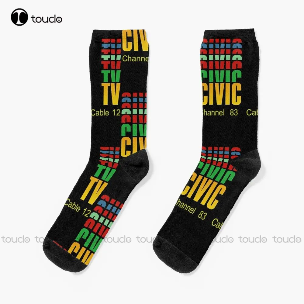 

Носки Civic Tv Channel 83, 12, носки для видеодрома, черные мужские носки на заказ, унисекс, для взрослых, подростков, Молодежные носки, индивидуальный подарок, искусство