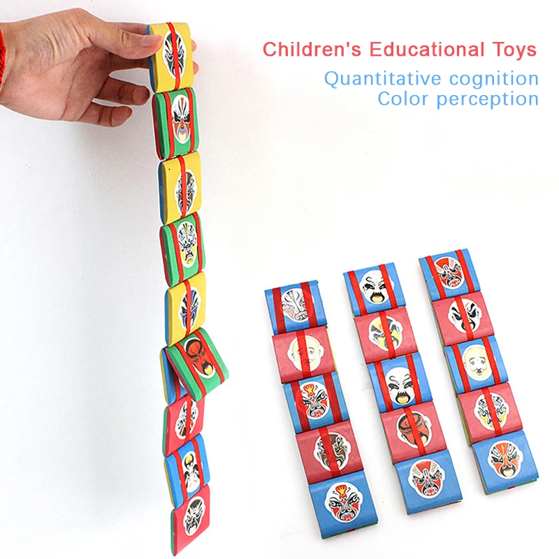 

Infinite Flip Colorful Flap Wooden Ladder Change Visual Illusion Novelty Decompression Gift Children's Toys