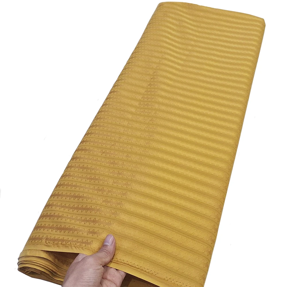 

Новинка 2023, 10 ярдов, ткань для шитья из дамасской парчи Atiku, золотистая вечерние ственная ткань для вечернего платья