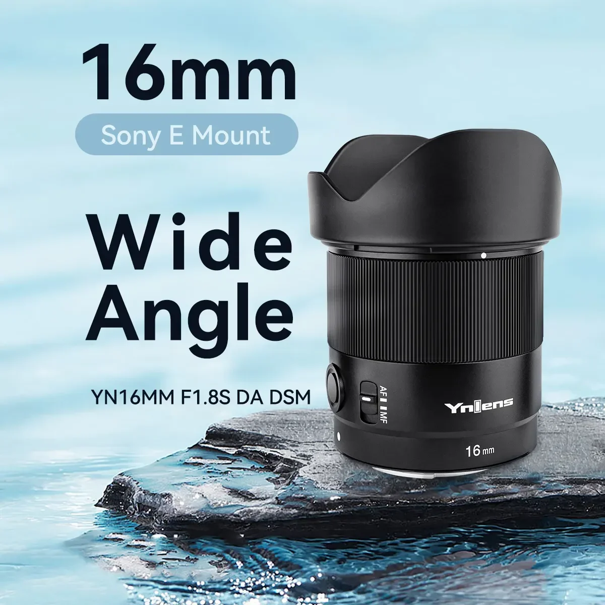 

YONGNUO Camera Lenses YONGNUO 16MM YN16mm F1.8S DA DSM Large Aperture Wide Angel Prime Lens For Sony E Mount