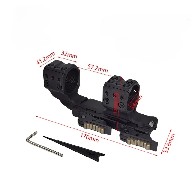 

Детали для быстросъёмного кронштейна оптического прицела
