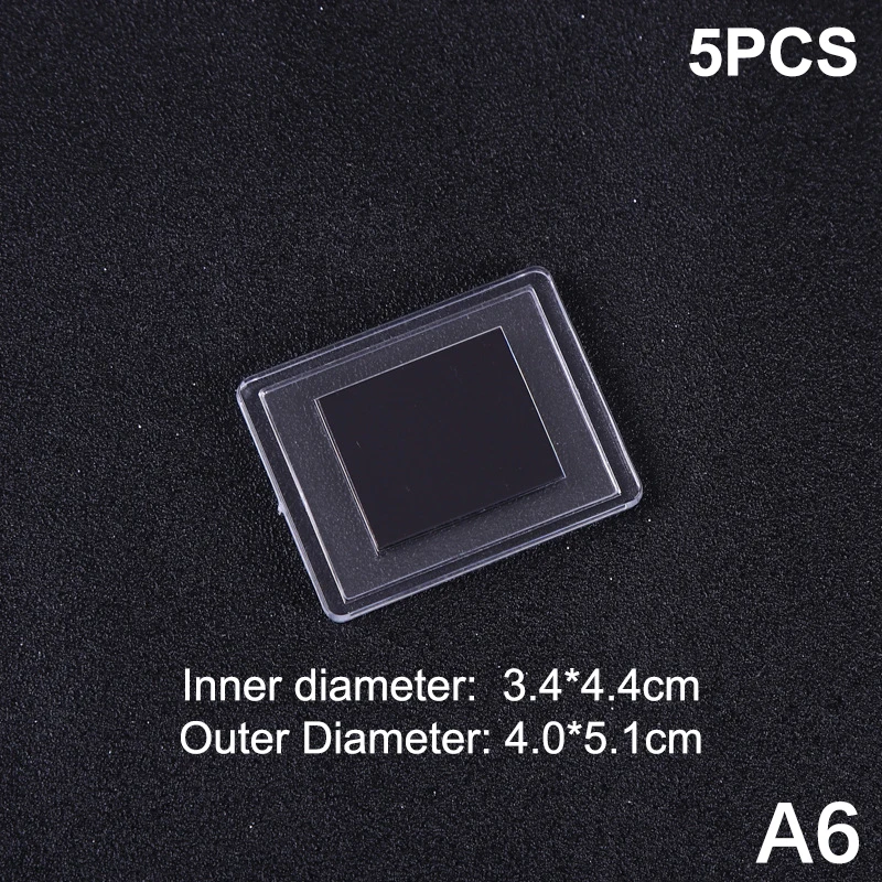 5 шт. прозрачные магнитные фоторамки из акрила