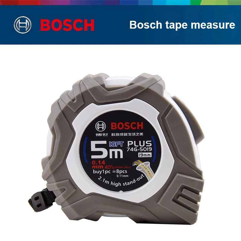 

Bosch 5-метровая стальная рулетка