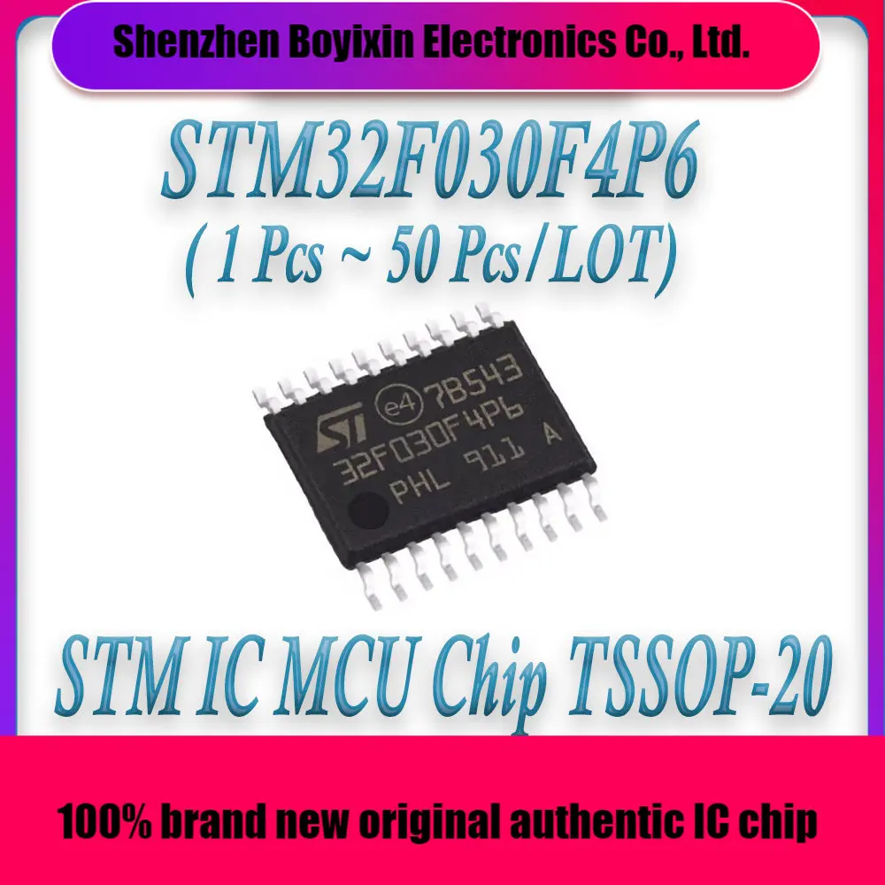 

STM32F030F4P6 STM32F030F4 STM32F030F STM32F030 STM32F STM32 STM IC MCU Chip TSSOP-20