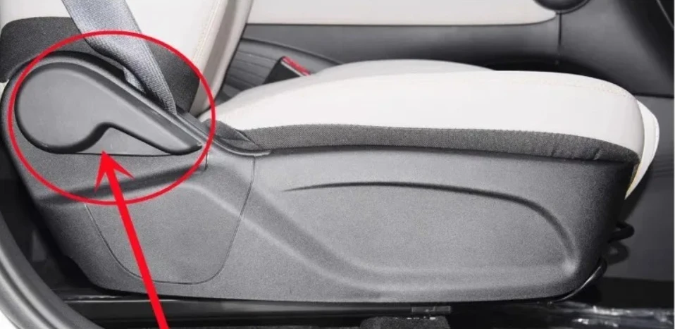 Для BYD Dolphin, Yuan Plus, ATTO 3, Yuan UP, ATTO 2: Рычаг регулировки сиденья, основной и вспомогательный рычаг регулировки угла наклона сиденья, левый и правый. (art.: 3920dcba301bc) - 3920dcba301bc
