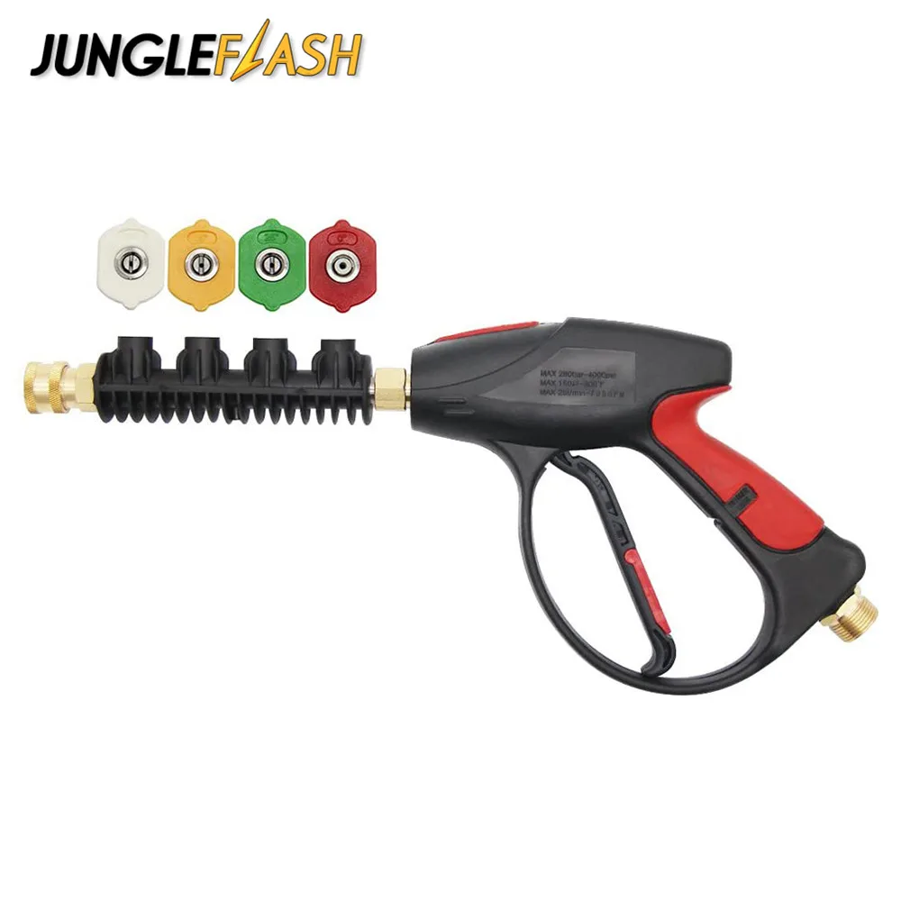 High Pressure Washer Power Spray Gun 3000 PSI with 4 Quick C