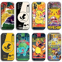 pokemon pikachu bandai phone cases for samsung galaxy a51 4g a51 5g a71 4g a71 5g a52 4g a52 5g a72 4g a72 5g carcasa coque