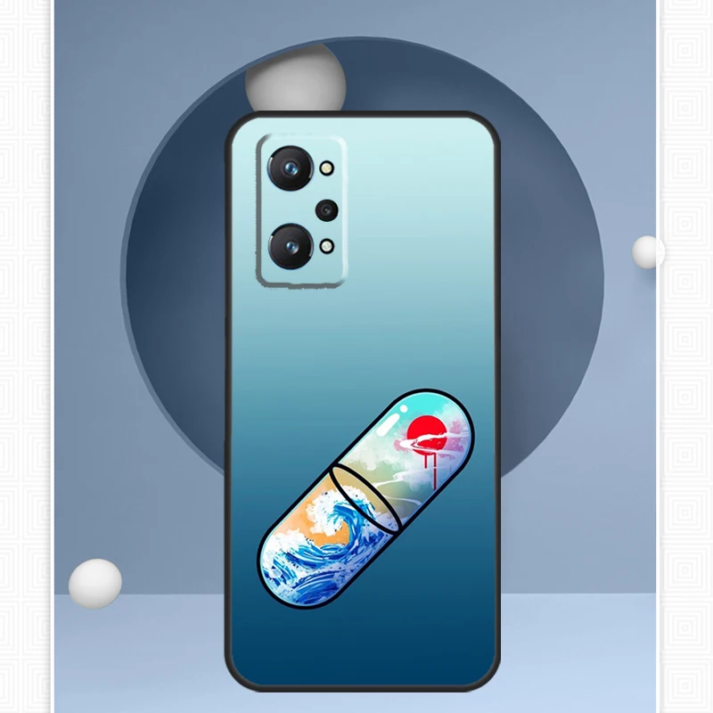 Таблетки для напитков Moon sodawy Realme C55 C33 C30 C21Y 10 Pro Plus GT Neo 5 3 3T чехол OnePlus 11 Nord 2 2T