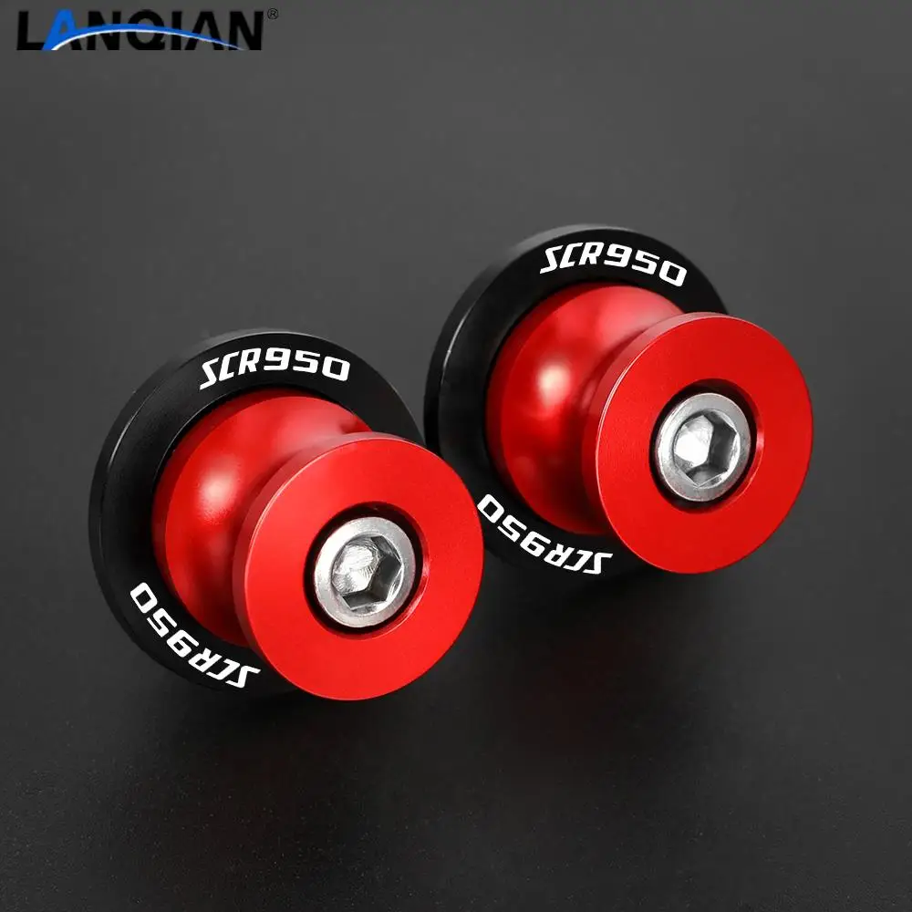 

For SCR950 DUCATI SCR 950 6MM 2017 2018 2019 2020 Motorcycle Accessories CNC Aluminum M6 Swingarm Spool Slider Stand Screw