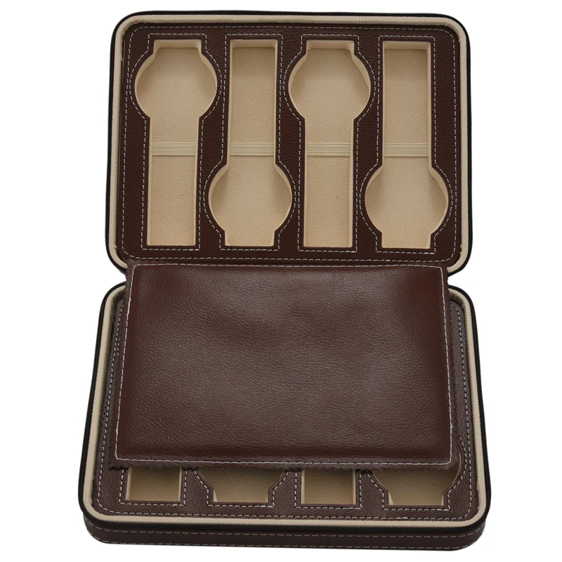 

8 ячеек, быстрое хранилище для часов, демонстрация часов, демонстрация часов, коробка для хранения, поднос для чехла, для путешествий, для юве...