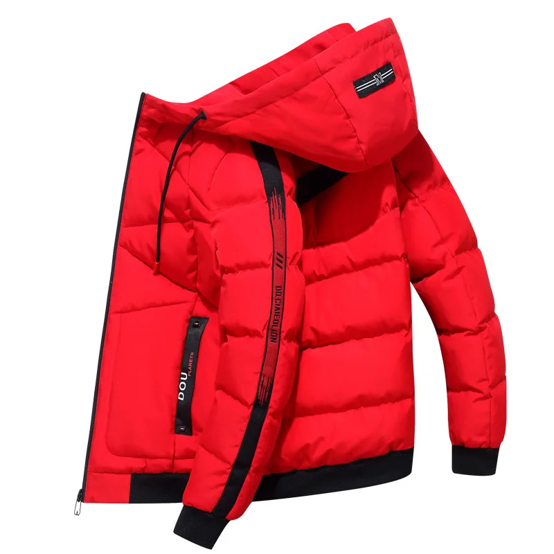 Winter Men's Down Jacket Outdoor Hooded Thicken Men Winter Male Jacket Parka Windbreaker Coat Oversize Men Down Jackets Overcoat