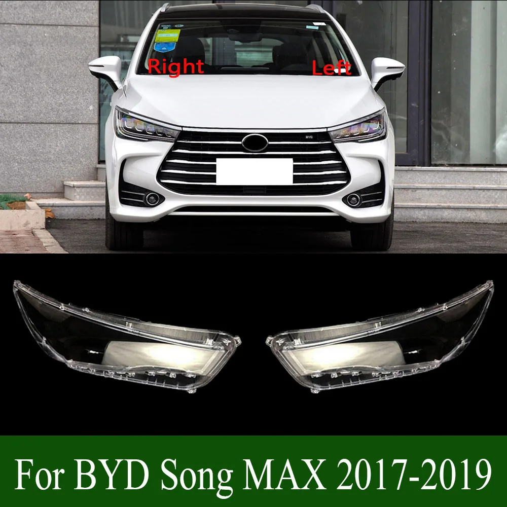 

For BYD Song MAX 2017-2019 Front Headlamp Cover Lamp Shade Headlight Shell Lens Replace Original Lampshade Plexiglass