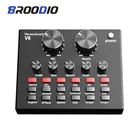 Внешняя звуковая карта V8 с USB, гарнитура, микрофон для ПК, телефона, компьютера, веб-трансляция, личные развлечения, стример для прямой трансляции