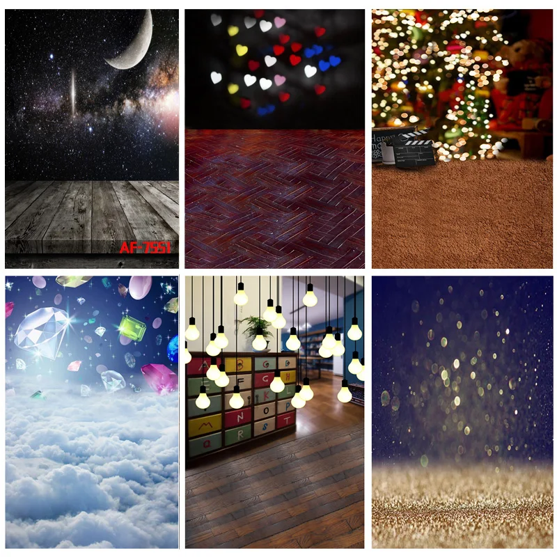 

Виниловый фон SHENGYONGBAO для студийной фотосъемки с блестками 21514 AF-61