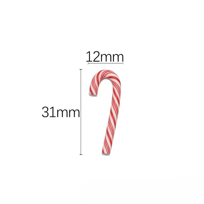 Мини-конфеты Navidad, красные/белые, смоляные