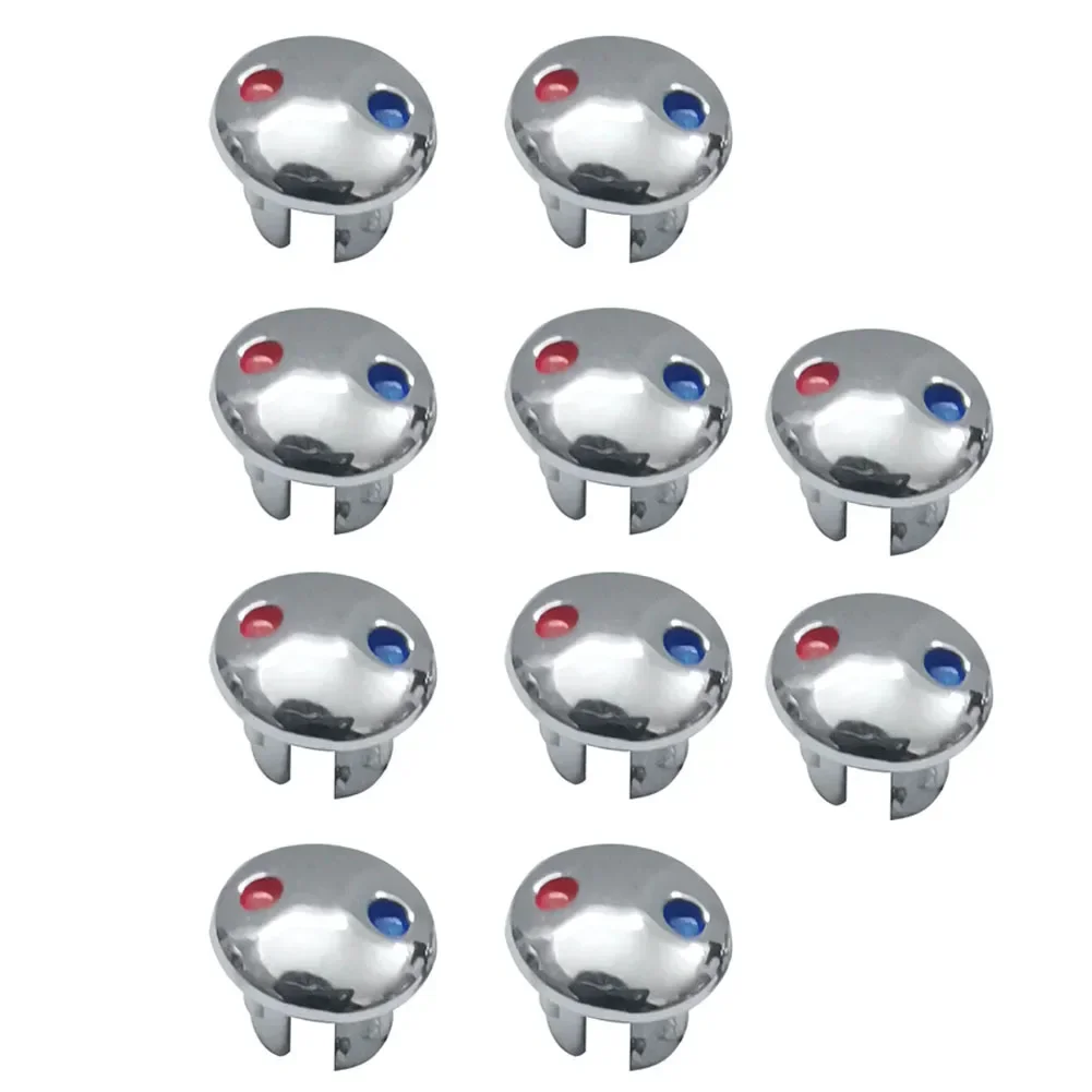 

Ручка для смесителя, кран с красной и синей надписью, для горячей и холодной воды, декоративная крышка, для кухни, ванной комнаты, индикатор, аксессуары, 10 шт.