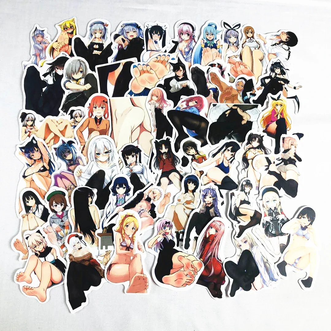 

10/30/50 шт. аниме Hentai канцелярские наклейки Kawaii Sexy Bunny Girl Waifu наклейки для телефона скейтборда гитары крутые детские игрушки