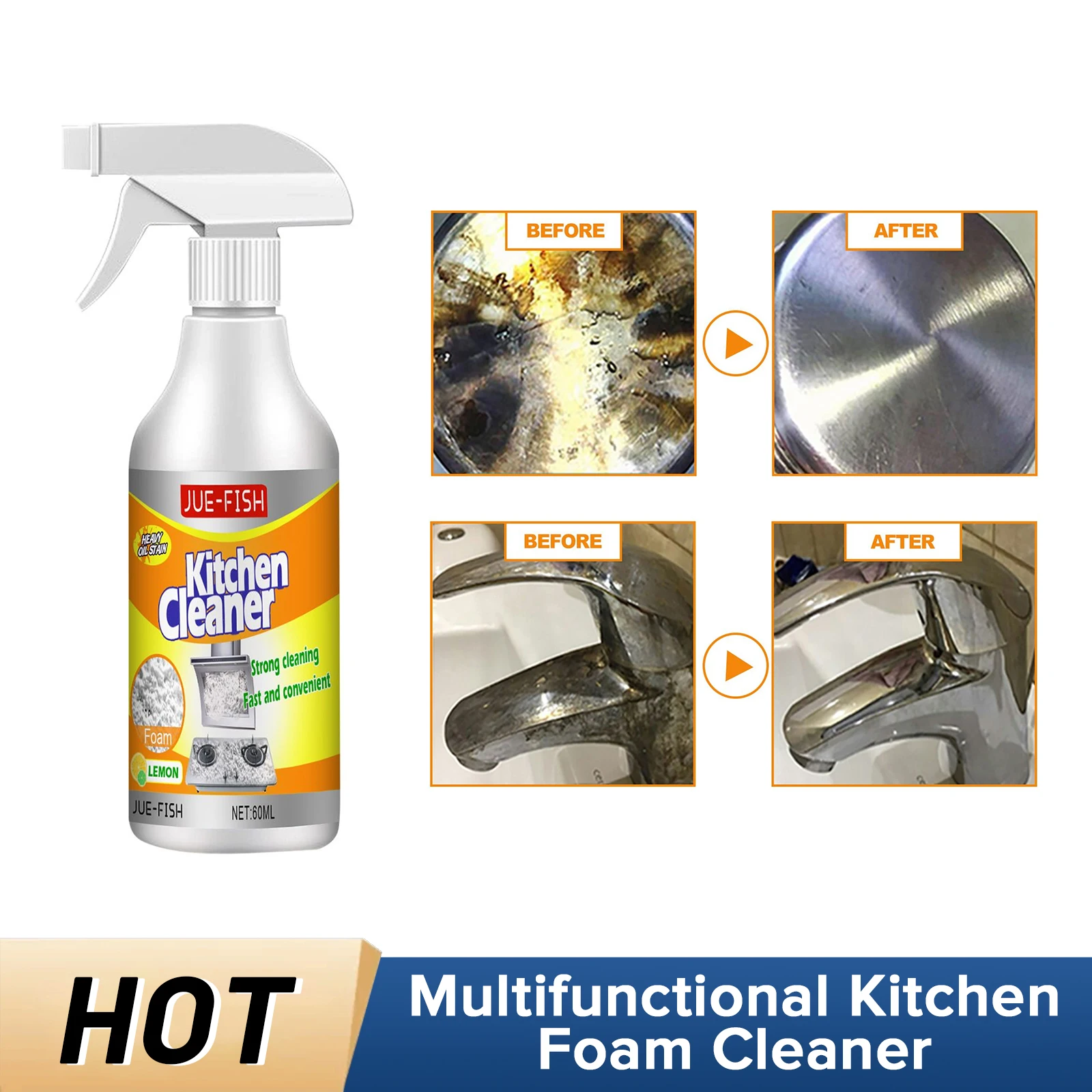 Многофункциональное кухонное средство для чистки пены