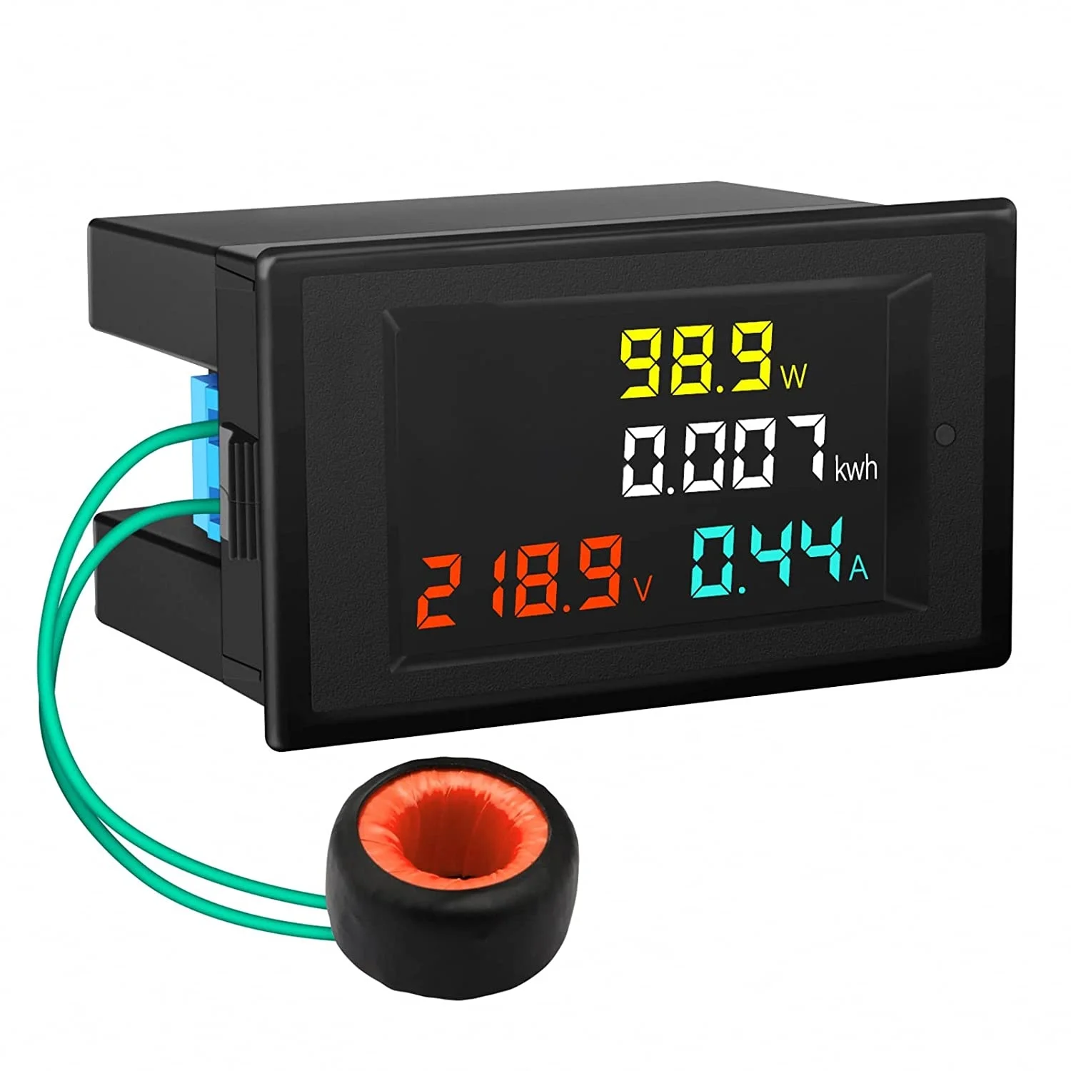 

Color LCD Display Digital AC Multimeter Voltmeter Ammeter 80-300V 100A Voltage Ampere Active Power Energy Meter
