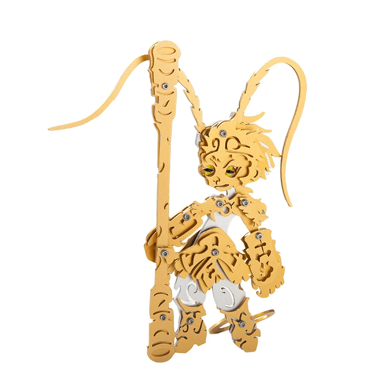 Цветной 3D металлический пазл MOKR маленький подарок Ву Конг и игрушки для детей