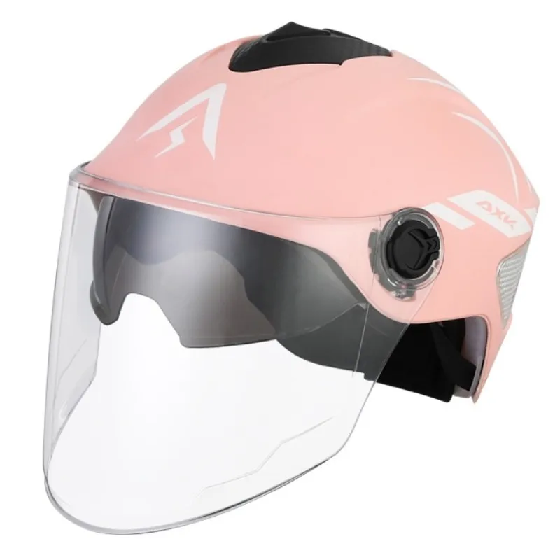 

Summer Motorcycle Cycling Helmet Unisex Breathable Sunscreen Adjustable Protective Cap Helmet Electric Bicycle Headpiece