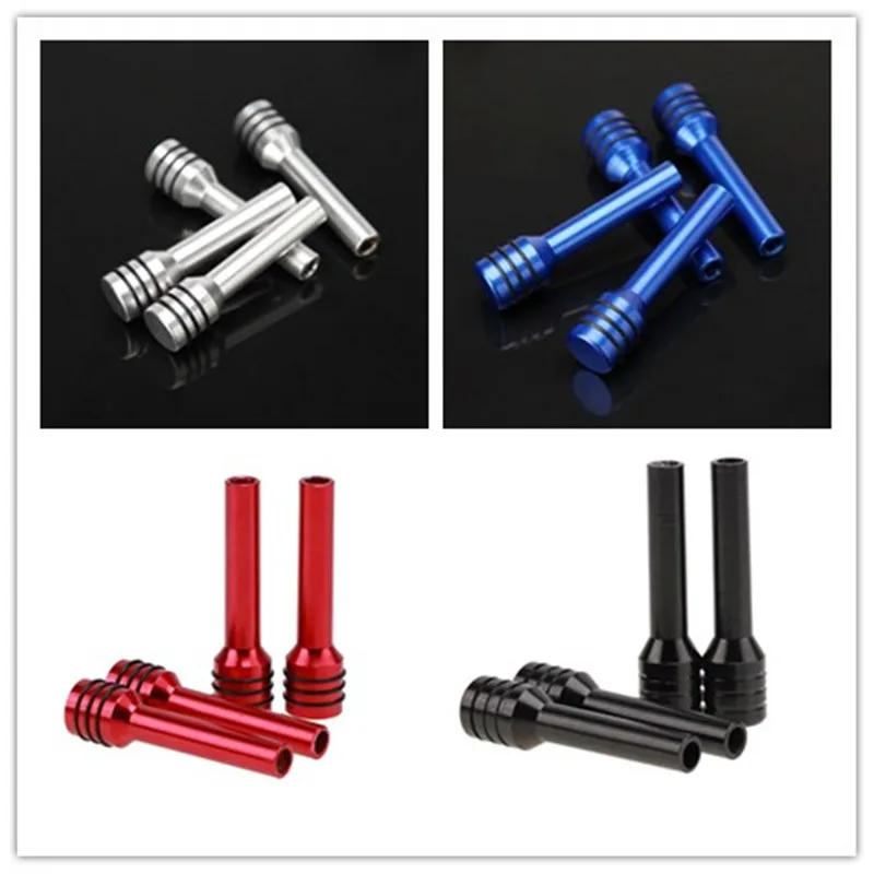 

4pcs Silver/Blue/Red/Black Aluminum Universal Car Door Lock Knob Pull Pins For A/B/C/E/S/G/M/R/CLK/CLS/GL Mazda 3 6 Cruze Jimny