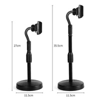 1 pc mobile phone holder stand 360 rotate live streaming shoot video stand desktop accessories