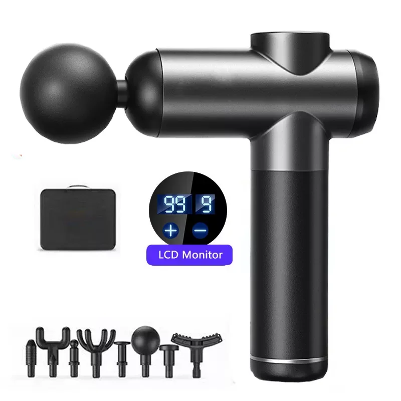 

NEW2023 Dropshiping Massage Gun Muscle Massager Relax AI Smart USB Charging For Neck Body Massage Fascia Gun