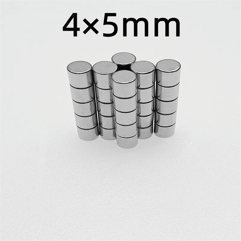 

20~2000Pcs 4x5 mm Small Circular Magnets 4mmx5mm N35 Neodymium Magnet strong Dia 4x5mm Permanent NdFeB Magnets disc 4*5 mm