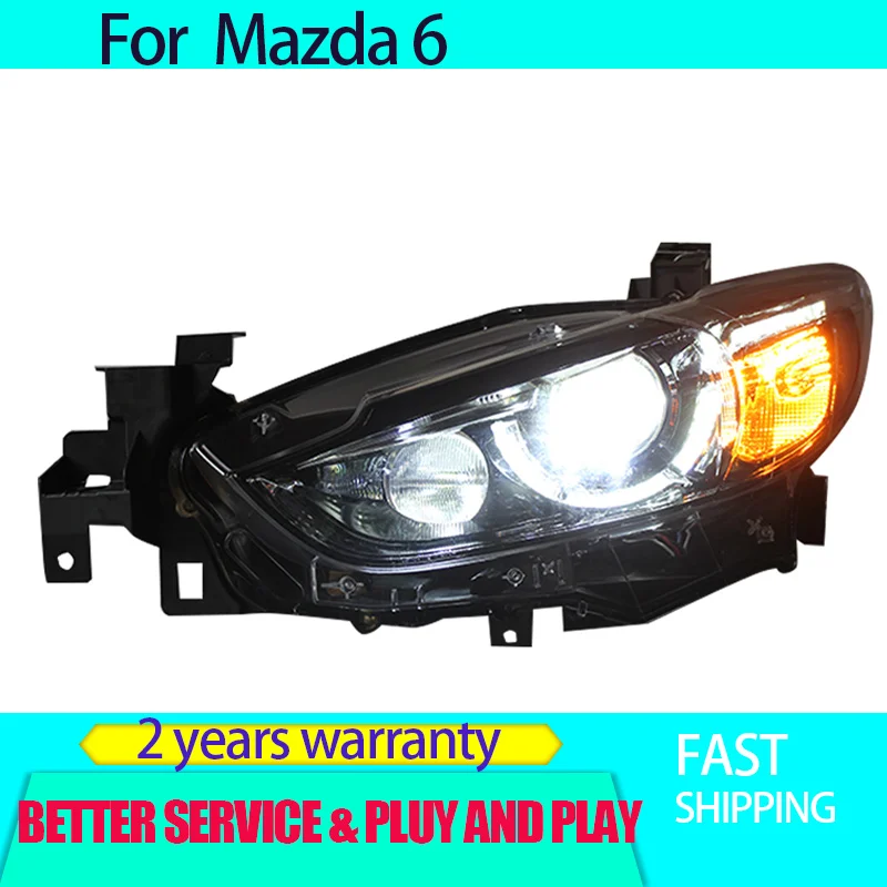Стайлинг автомобиля для Mazda 6 2014-2015 Mazda6 фары Atenza Модифицированная фара 17 Новинка