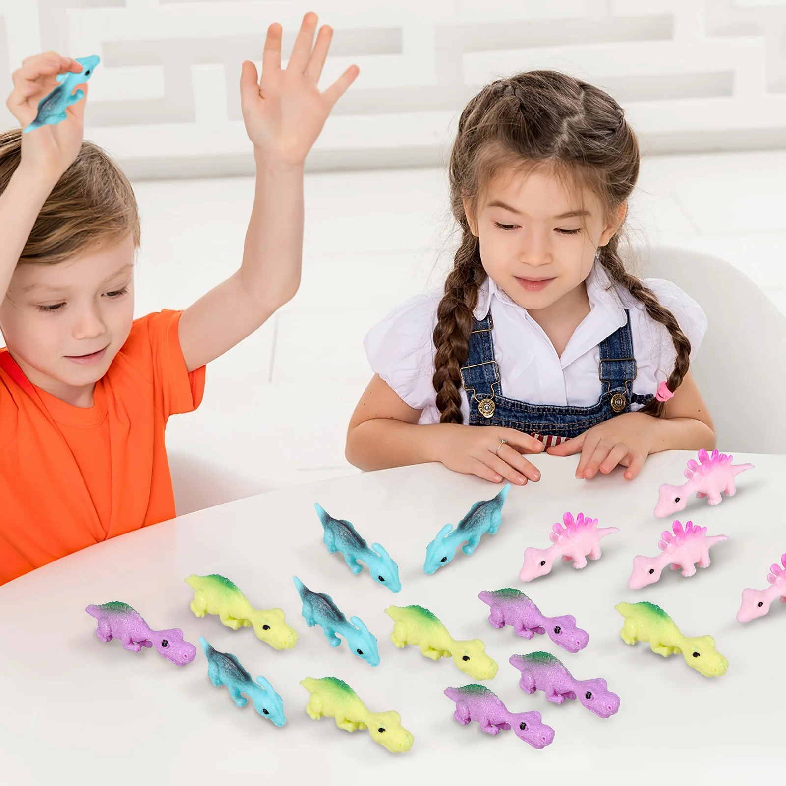 30 шт. катапульта-динозавр игрушка эластичные сенсорные игрушки забавные