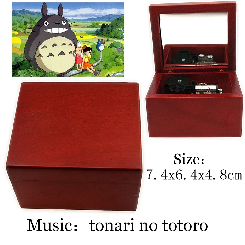 Аниме lilium totoro howl doraemon InuYasha gurenge ponyo с зеркальным механизмом для музыкальной