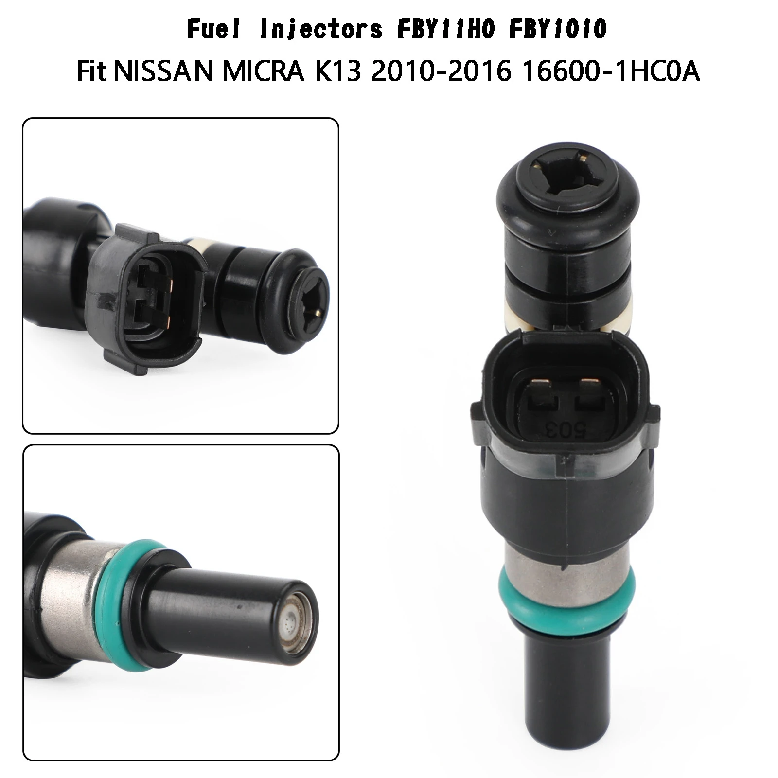 

Topteng 1PCS Fuel Injectors FBY11H0 FBY1010 Fit For NISSAN MICRA K13 2010-2016 16600-1HC0A