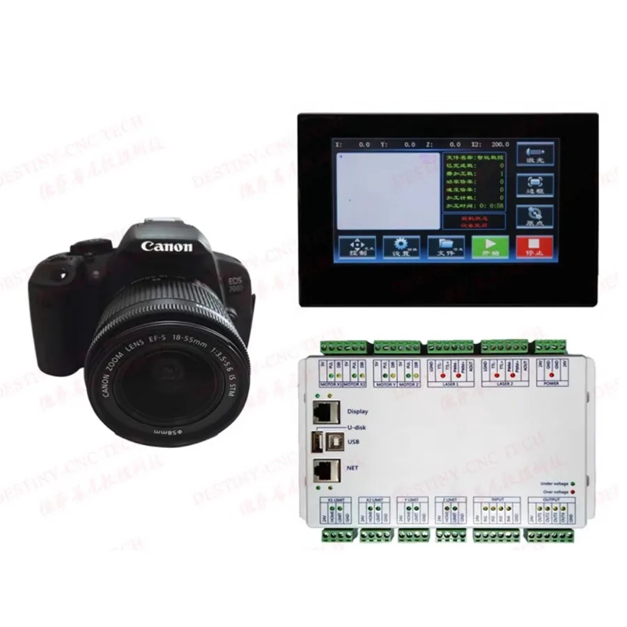 Широкоформатная визуальная камера система управления лазерной резкой Zhiyuan