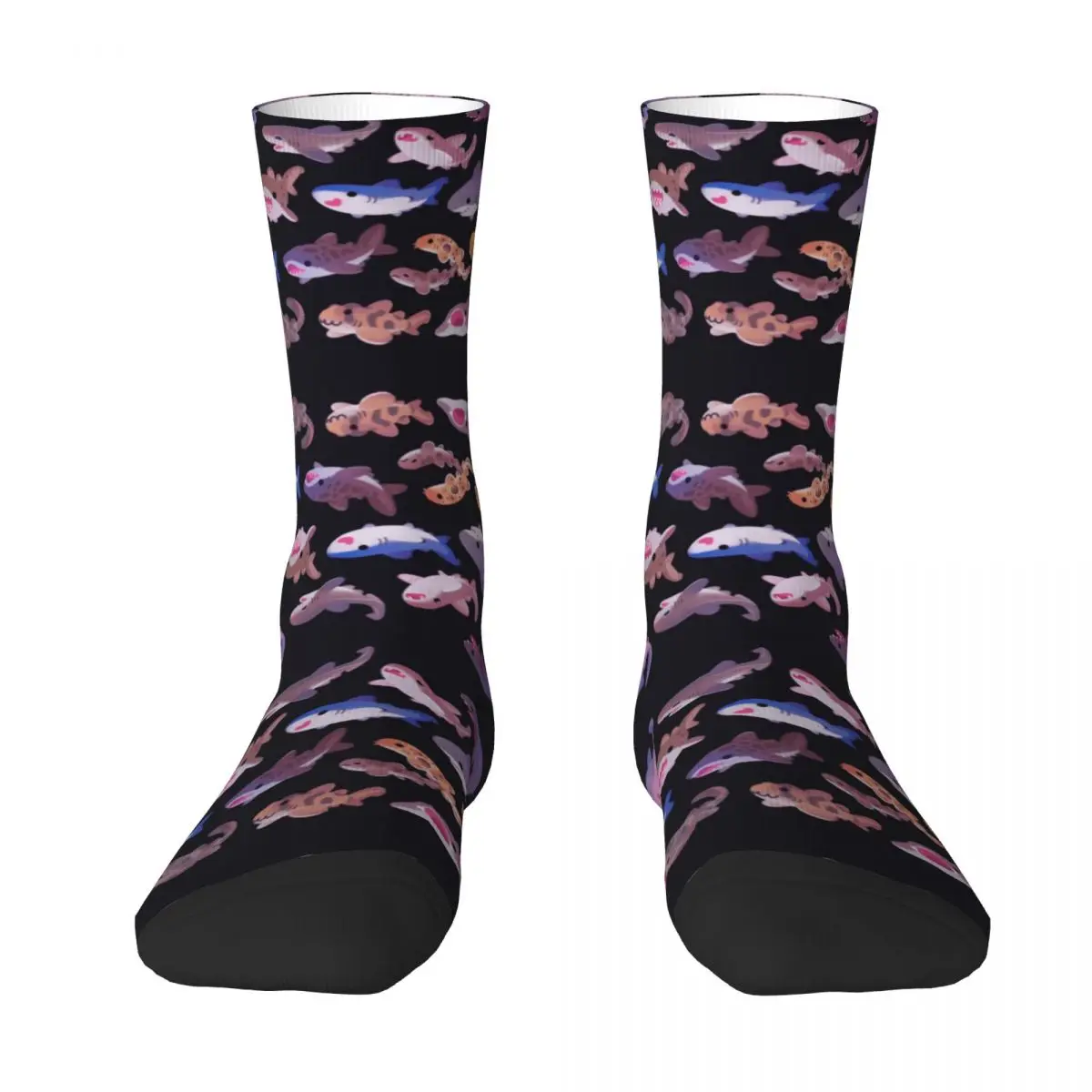 

Shark Day R92 Stocking Funny Graphic BEST TO BUY Contrast color Rucksack Humor Graphic Compression Socks