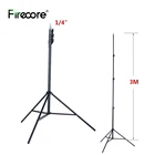 Металлический штатив FIRECORE, 3 м нивелир с лазером, регулируемая высота 14 дюйма, 4 узла