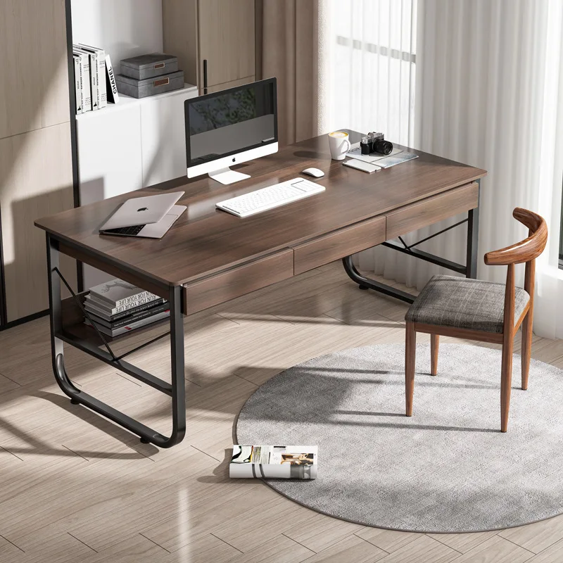 

Aoliviya Sh New Computer Desk Desktop Rental Home Bedroom Office Table Modern Simple Student Learning Simple Desk with Drawer