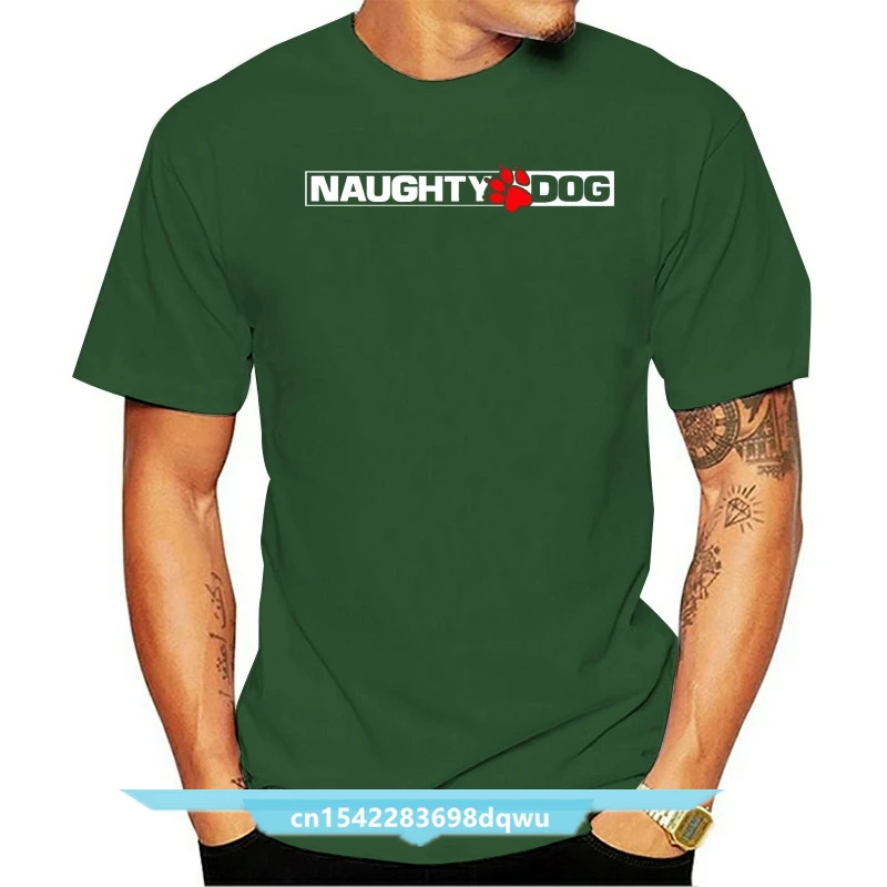 

New Naughty Dog Logo American First Party Video Game Developer T Shirt S 3Xl