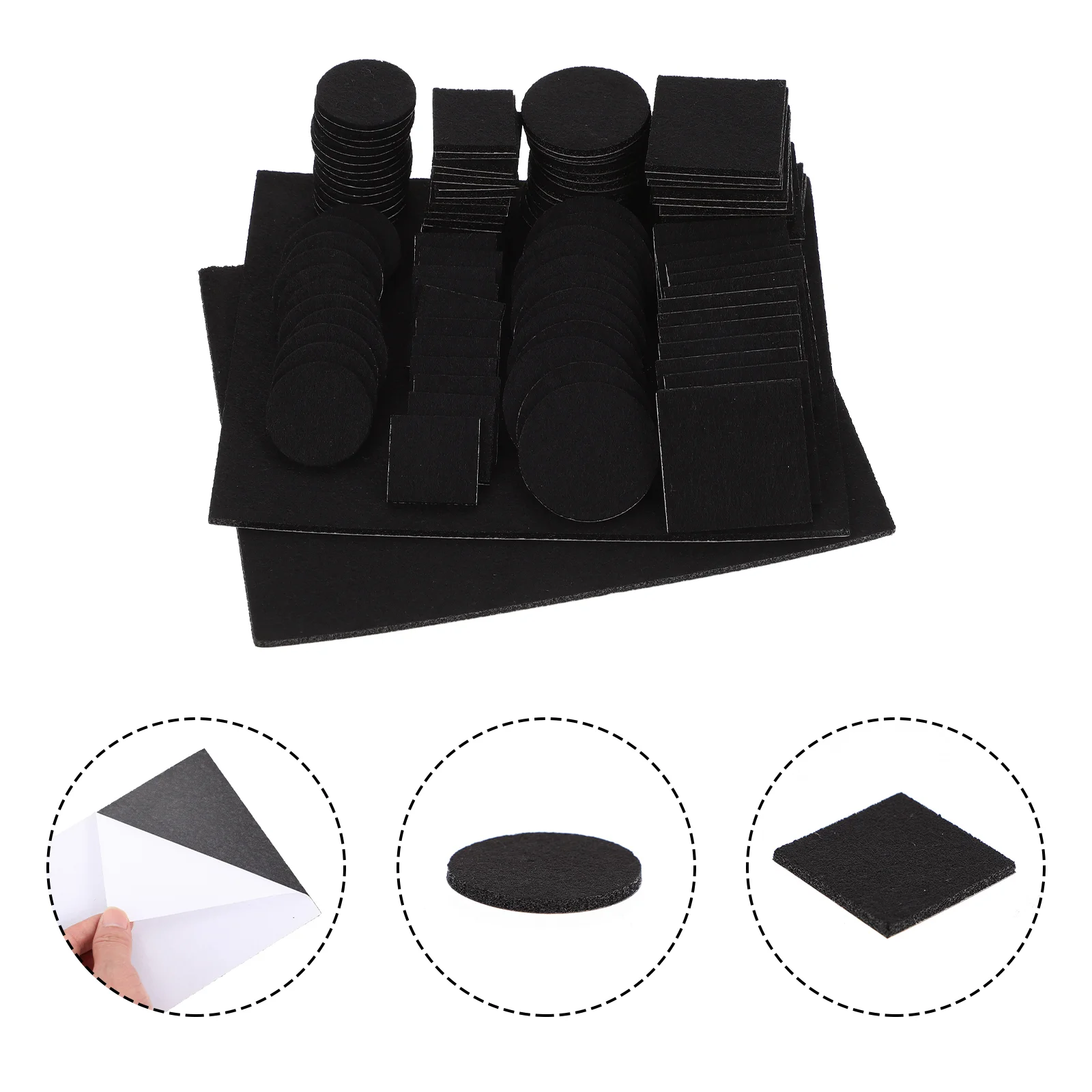 

1 Set of Furniture Feet Covers Adhesive Table Feet Chair Leg Protective Pads