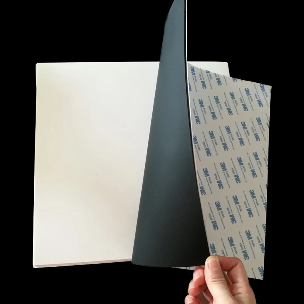 

Черно-белый Силиконовый каучуковый лист, самоклеящийся высокотемпературный коврик, 1/1 x/2/3/4 мм, 1 шт.