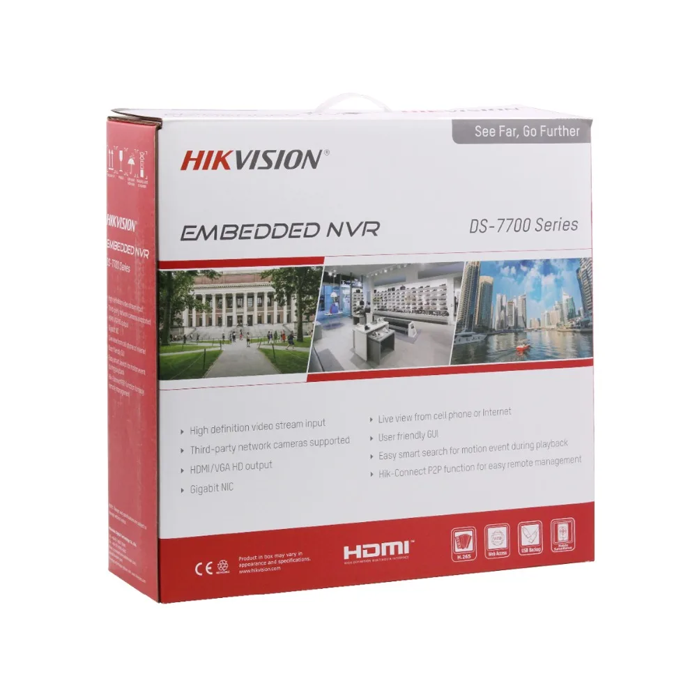 Оригинальный Сетевой видеорегистратор Hikvision DS-7732NI-K4 32-ch 1.5U 4K H265 H264 1 HDMI и VGA