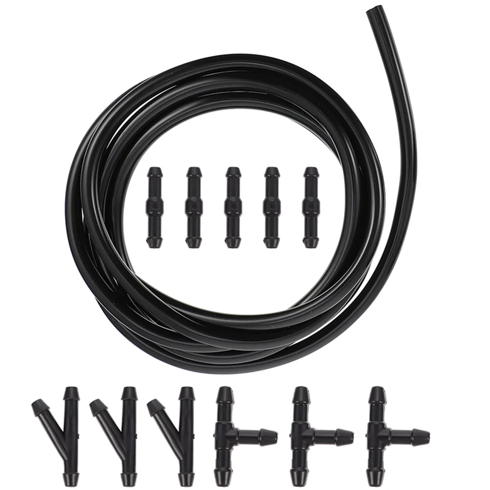 

1 Set Windshield Washer Hose Washer Fluid Hose Connector Windshield Repair Kit