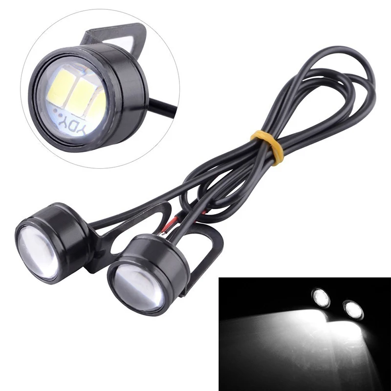 

12V 3W Motorcycle Eagle Eye Driving Light LED Reverse Backup Driving Light Fog Lamp Headlight Bulb Daytime Running Light