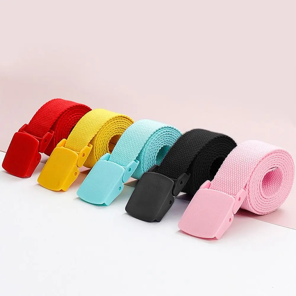 

2022 Fashion Colorful Woven Canvas Belt Men Women Casual Waistband Casual Canvas Belts Clothing Accessories