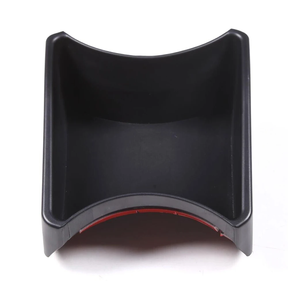 

Car Gear Shift Storage Box Handbrake Organizer ABS Black Tray Stowing Tidying Accessories For Fiat 500 2011 2012 2013 2014 2015
